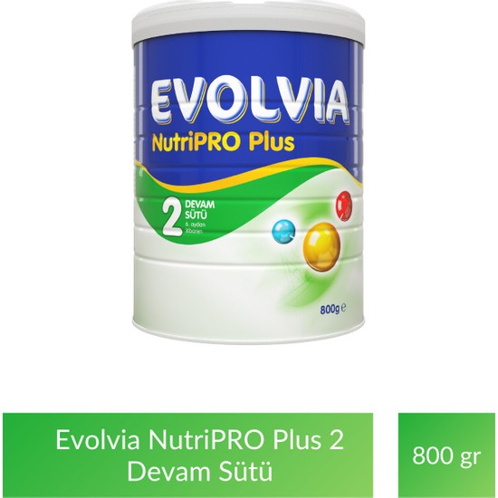 Evolvia Nutripro Plus 2 Biberon Maması 800 gr 6 Aydan İtibaren Besleyici İçerik