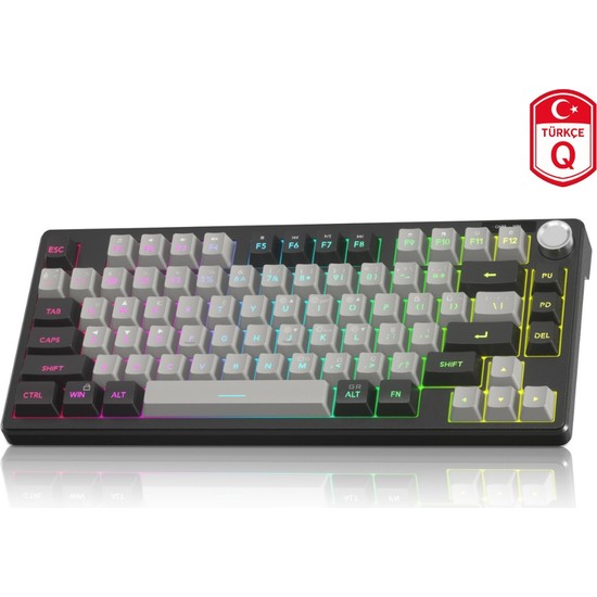 Magegee TS75 %75 Siyah 79 Tuş Rgb Kablolu Membran Gaming Klavye