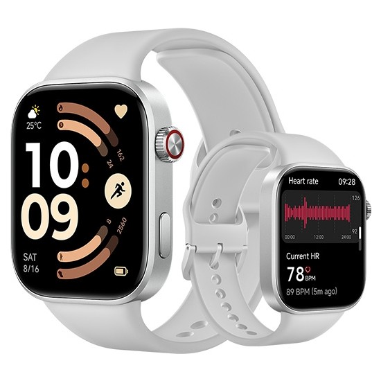 Xiaomi Redmi Watch 6 Gümüş Akıllı Saat AMOLED Ekran 5 ATM Suya Dayanıklı Sağlık Takibi Özellikleri