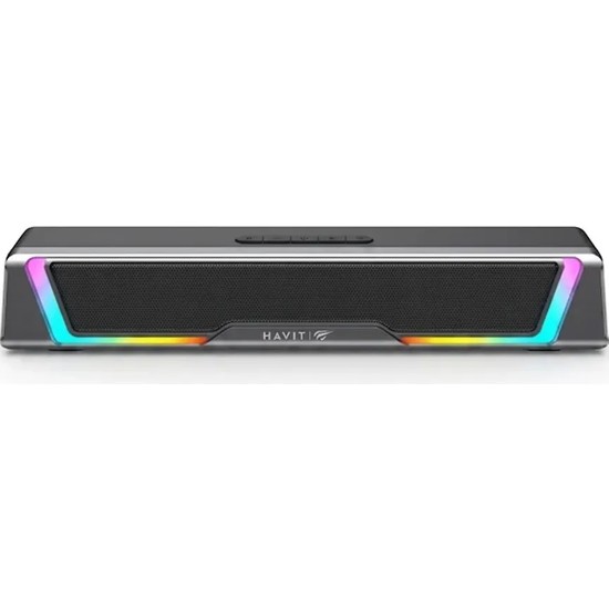 Havit SK221 Rgb Işıklı Gaming Soundbar, Oyuncu Hoparlörü - Bt 6.0 ve USB Bağlantılı Çıkarılabilir Mikrofonlu
