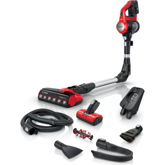 Bosch BCS711PET Şarjlı Süpürge Unlimited 7 Proanimal Kırmızı