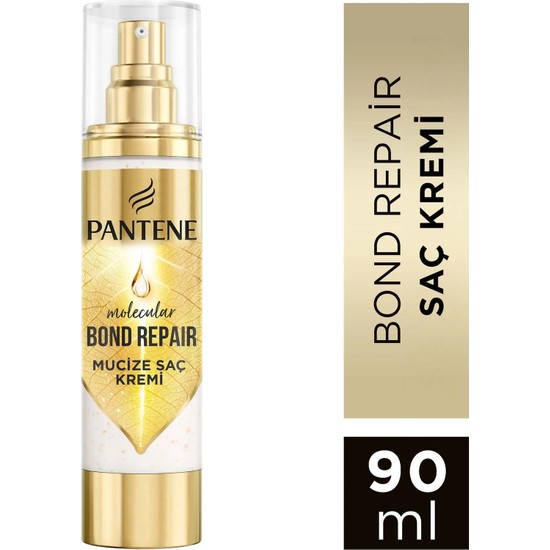 Pantene Molecular Bond Repair Yıpranmış Saçlar İçin Bağ Onarıcı Durulanmayan Saç Bakım Kremi 90 ml