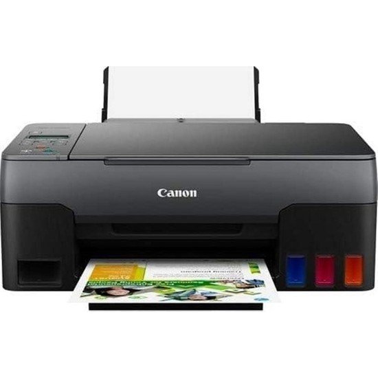 Canon G3416 Wi-Fi + Tarayıcı + Fotokopi Renkli Çok Fonksiyonlu Tanklı Mürekkep Püskürtmeli Yazıcı (Canon Eurasia Garantili)
