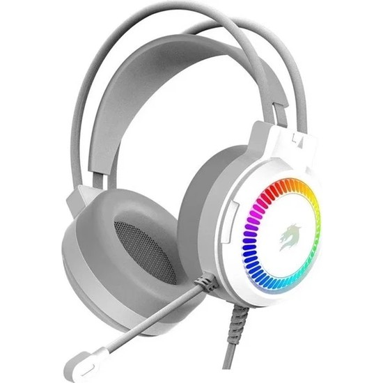 Gamebooster H02W Hammer Beyaz Rgb Streo Oyuncu Kulaklığı