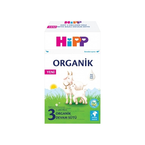 Hipp 3 Organik Keçi Sütü Bazlı Toz Devam Sütü 400 gr