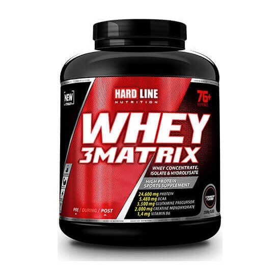 Hardline Nutrition Hardline Whey 3 Matrix 2300 gr 76 Servis Toz Protein Tozu Yetişkin İçin Zengin İçerik