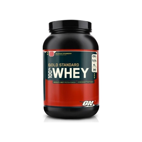 Optimum Nutrition %100 Whey Protein Gold Standart Strawberry (Çilek) 2lbs./ 908 gr
