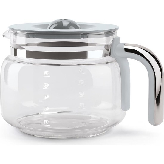 Smeg DCF02 Filtre Kahve Makinesi Cam Karaf Dayanıklı Yapı ile Şık Görünüm Sunar