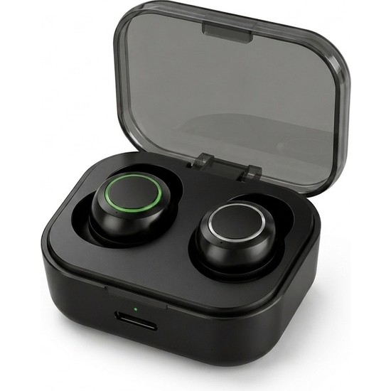 DEİLMİ Ydmini Bluetooth 5.3 Kablosuz Kulaklık - Dijital Göstergeli Şarj Kutulu Hd Mikrofonlu Dokunmatik Kulaklık