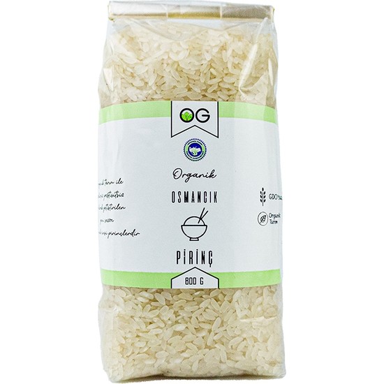 OG natural  Sertifikalı Osmancık Pirinç 800 Gr Ek Gıda Bebekler İçin Tahıllı Besin