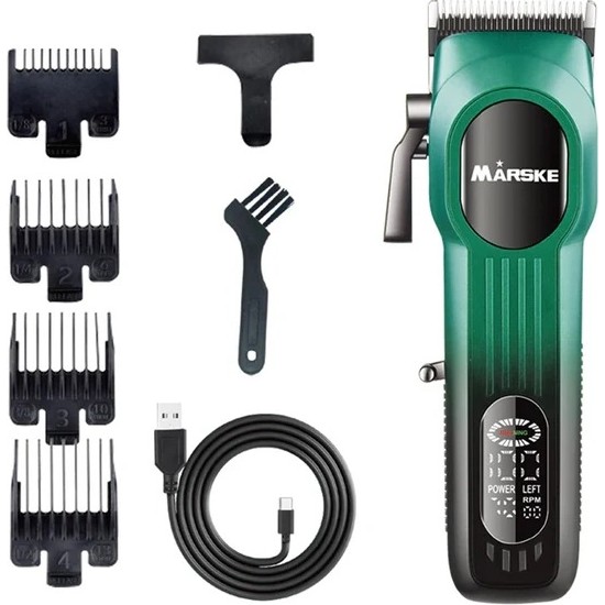 Marske MS-5069 Profesyonel Traş Makinesi (Yeşil)