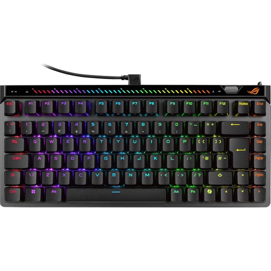 ASUS M705 ROG FALCHION ACE 75HE/BK/V2/TR/ABS Layout RGB %75 HFX V2 Magnetic Switch Kablolu Türkçe Oyuncu Klavyesi