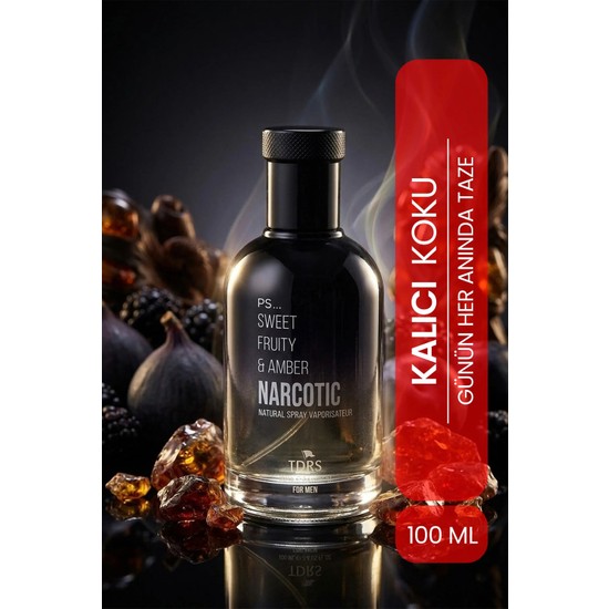 TDRS Tudors Narcotic 100 ML Bergamot Özel Seri Uzun Süre Kalıcı Erkek Parfüm