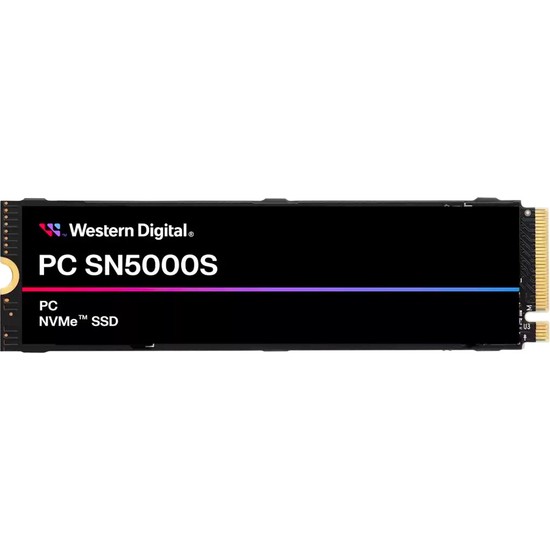 Wd 512GB SN5000S SDEQNSJ-512G 5000-4000MB/S 2280 M2 Nvme Gen4 Disk Kutusuz
