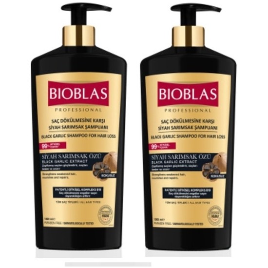 Bioblas Professional Şampuan 1000 ml Siyah Sarımsak x 2 Adet