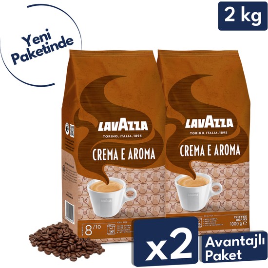 Lavazza Crema e Aroma Çekirdek Kahve 2 X 1 Kg.