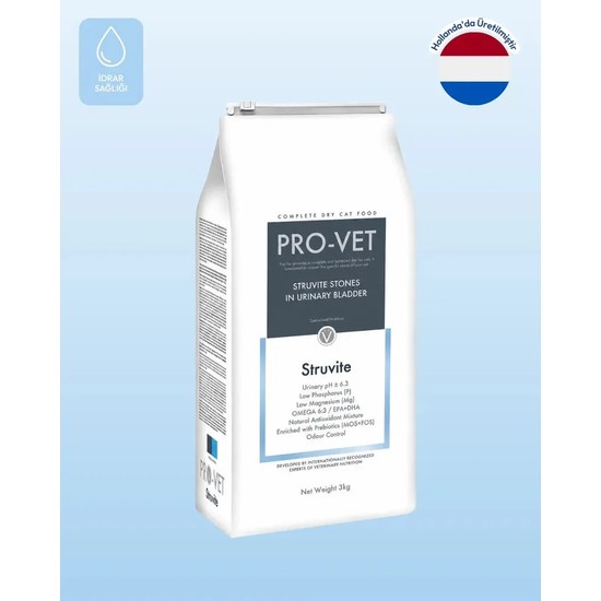 PRO-VET Struvite Urinary Kedi Maması 3 kg