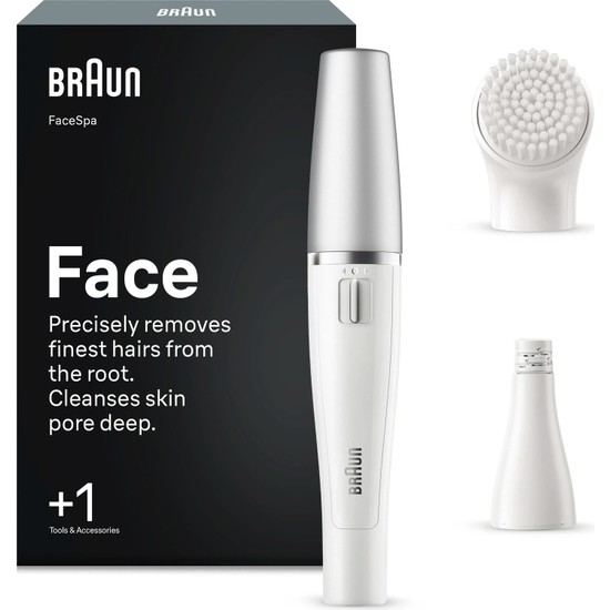 Braun FaceSpa Yüz Epilatörü, Yüz Temizleme Başlığı, 810