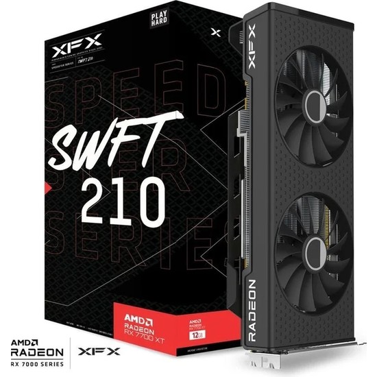 Xfx Swıft Radeon Rx 9070 Gre Whıte Gamıng 12GB Gddr6 192BIT Amd Ekran Kartı