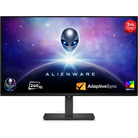 Dell Alienware AW2726DM 27 2560X1440 Wqhd 240Hz 0.03 Ms HDMI Dp Adaptive Sync Qd-Oled Gaming Monitör