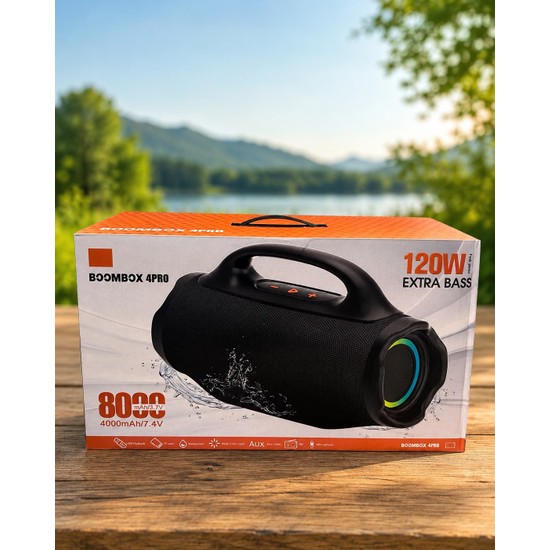 Güzelsoylar Boombox 4kpro 120W Extra Bass Bluetooth