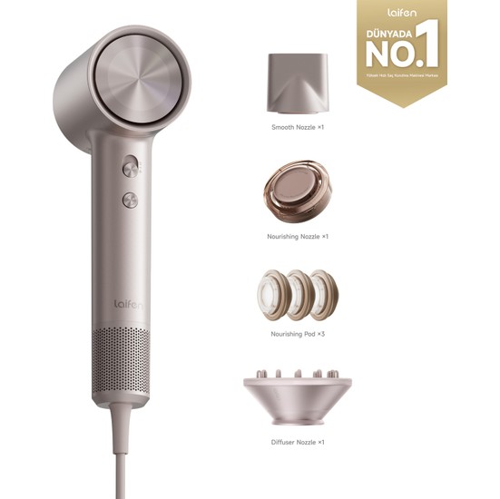 Laifen Swift 4 Saç Kurutma Makinesi-Cilalı Platinyum (Laifen Türkiye Garantili)