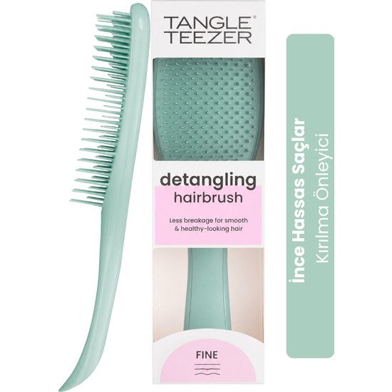 Tangle Teezer The Ultimate Detangler Fine & Fragile Dark Teal İnce ve Hassas Saçlar için Kırılma Önleyici Tarak