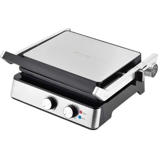 Onvo Mekanik Tost Makinesi - Gri - 2000 Watt