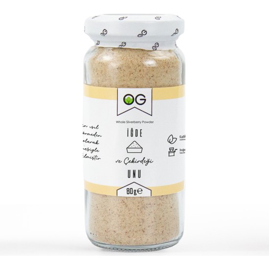 OG natural İğde ve Çekirdeği Unu 80 Gr