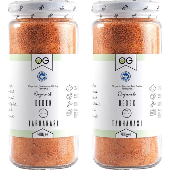 OG natural 2'li Organik Bebek Tarhanası +6 Ay