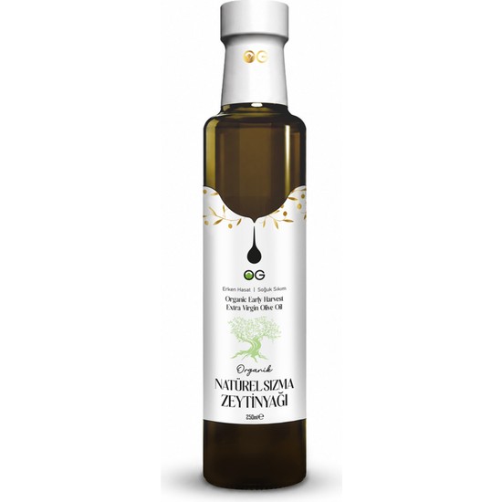 OG natural Organik Zeytinyağı 250 ml (Bebeklere uygun)