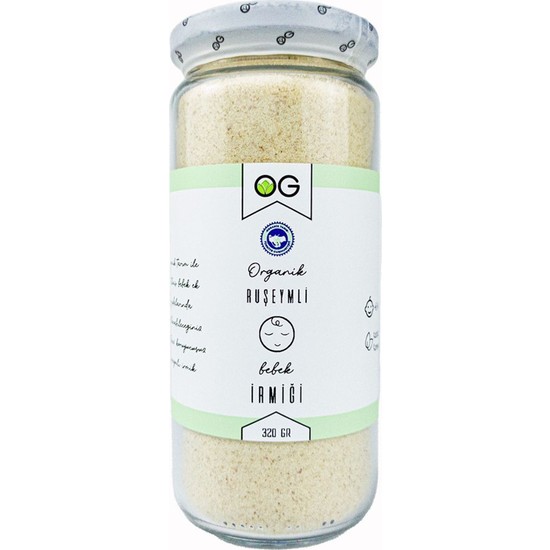 OG natural Organik Ruşeymli Bebek Irmiği 320 Gr