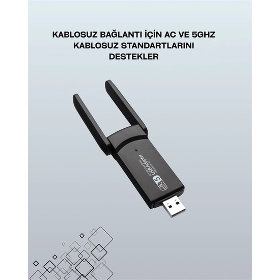 sbodurhome Realtek Chipsetli 5g Destekli Yüksek Hızlı Ağ Adaptörü