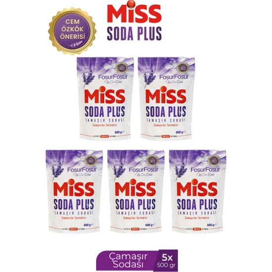 Miss Soda Plus Lavanta Foşur Foşur 5 x 500 gr