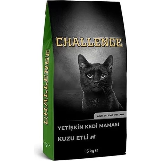 Challenge Kuzu Etli Yetişkin Kedi Maması 15 kg Tam ve Dengeli Beslenme İçin Özel Formül