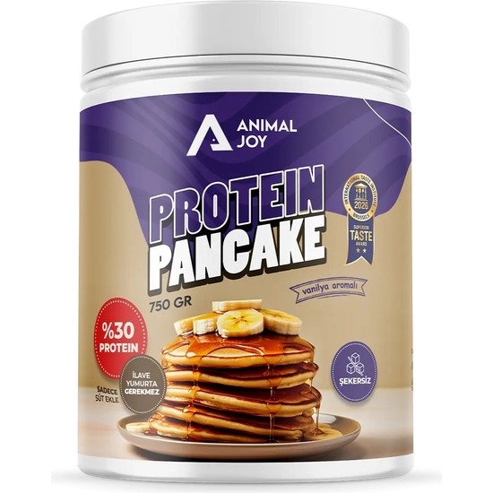 Animal Joy Protein Pankek Mix Vanilya 750 gr 15 Servis