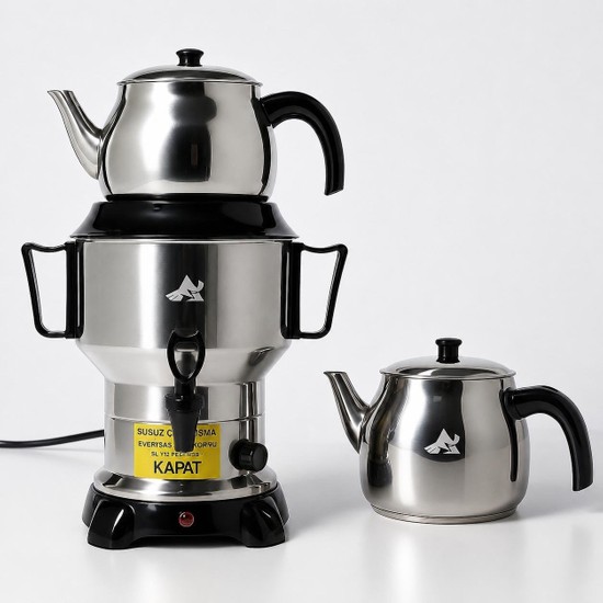 Armağan 4,5 Litre Çay Semaveri — Gizli Rezistans — Elektrikli