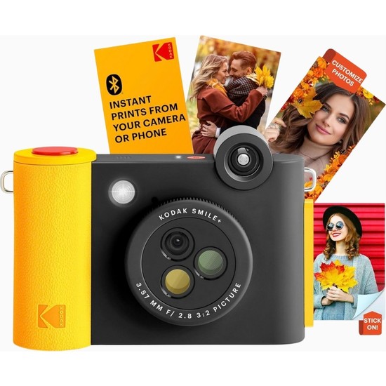 Kodak Smile+ 10MP Anında Kamera ve Bluetooth Fotoğraf Yazıcısı