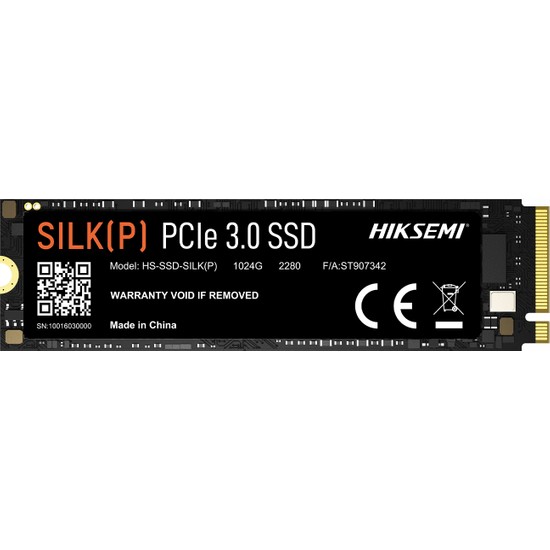 Hiksemi Sılk(P)-128GB M.2 2280 Pcıe 3.0 Nvme SSD 1200MB/S Okuma 950MB/S Yazma