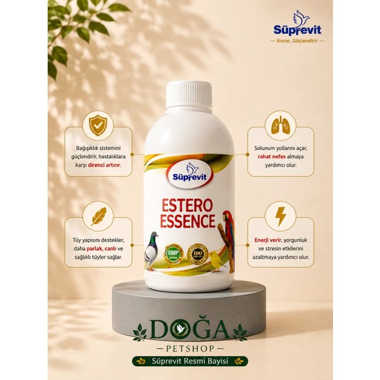 Süprevit Estero Essence 250 ml Kanatlılar İçin Esansiyel Yağ ve Sindirim Desteği