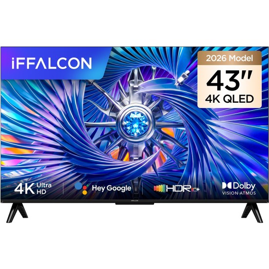 iFFALCON 43U65A Pro 43" 109 Ekran Uydu Alıcılı 4K Ultra HD QLED Google TV