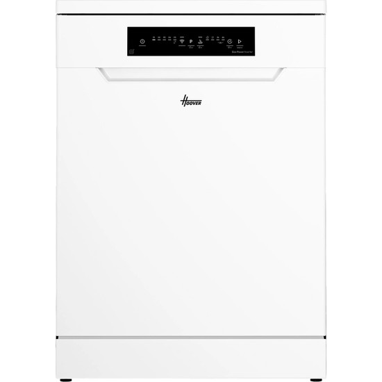 Hoover Hf 4D9L0W-17 D Enerji Sınıfı 14 Kişilik 5 Programlı Wi-Fi Bağlantılı Bulaşık Makinesi Beyaz