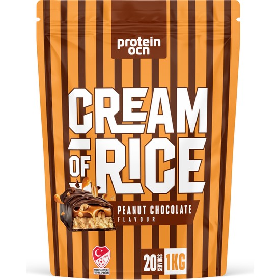 Proteinocean Cream Of Rice | Pirinç Kreması - Peanut Chocolate- 1kg - 20 Servis
