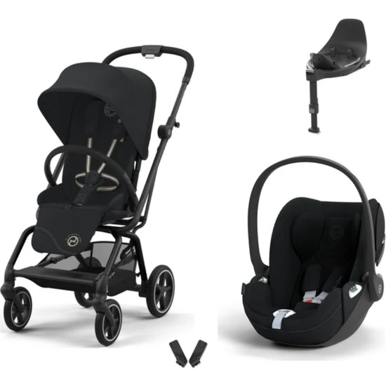 Cybex Eezy S Twist+2 Travel Sistem | Magic Black & Cloud T Plus Bazalı Sephia Black