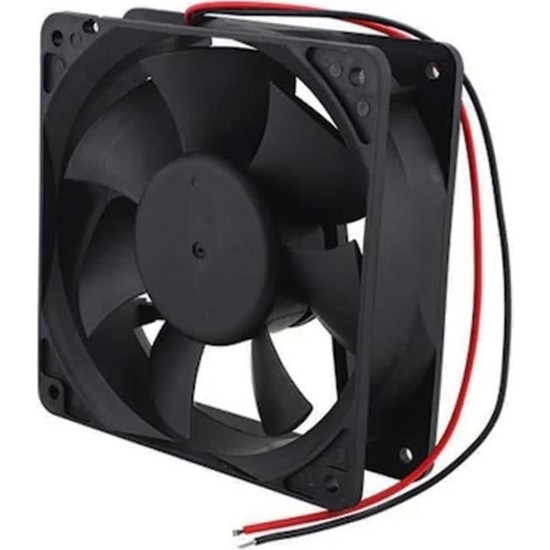 PM-1808 Fırçasız Dc Fan 120X120X38MM 12 Volt 2 Açık Uçlu Kablolu 12X12