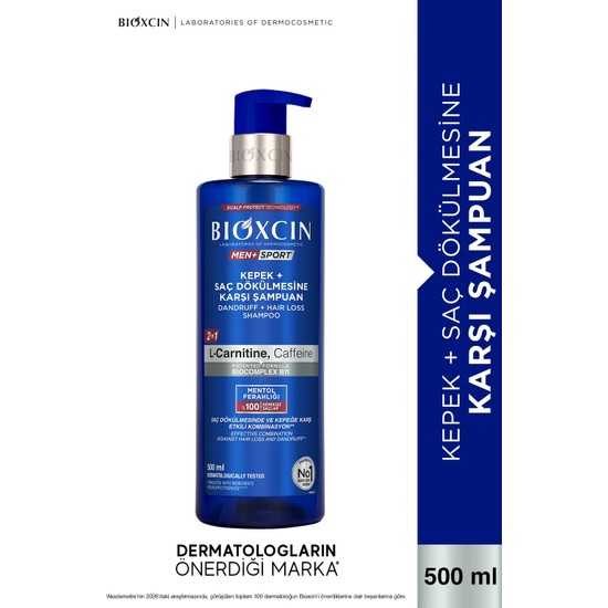 Bioxcin Kepek + Saç Dökülmesine Karşı Şampuan 500 Ml