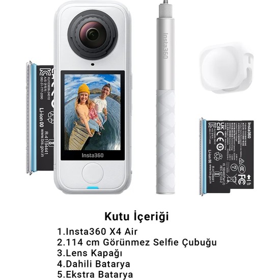 INSTA360 X4 Air Starter Bundle (Arctic White)