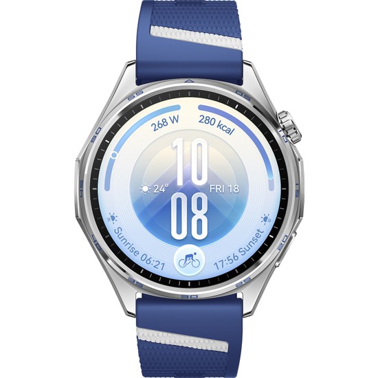 Huawei Watch GT 7 46 mm Akıllı Saat - Mavi, 21 Güne Varan Pil Ömrü, NFC Ödeme, Kayak ve Bisiklet Modları, iOS ve Android Uyumlu