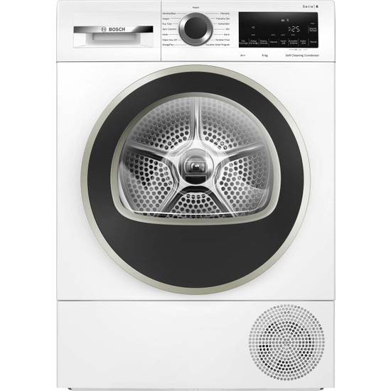 Bosch WQG244C1TR Serie 6 Isı Pompalı Kurutma Makinesi 9 kg