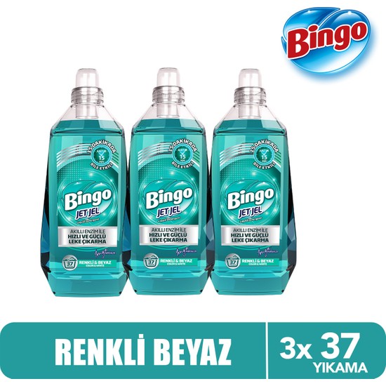 Bingo Jet Jel Renkli&beyaz 1480 Mlx3